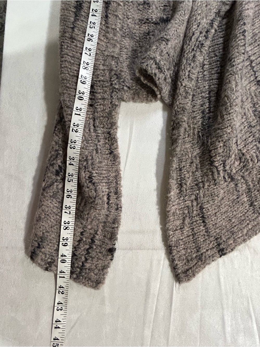 Elsamanda Made in Italy Mohair Wool Waterfall Sweater Vest One Size - Picture 12 of 12